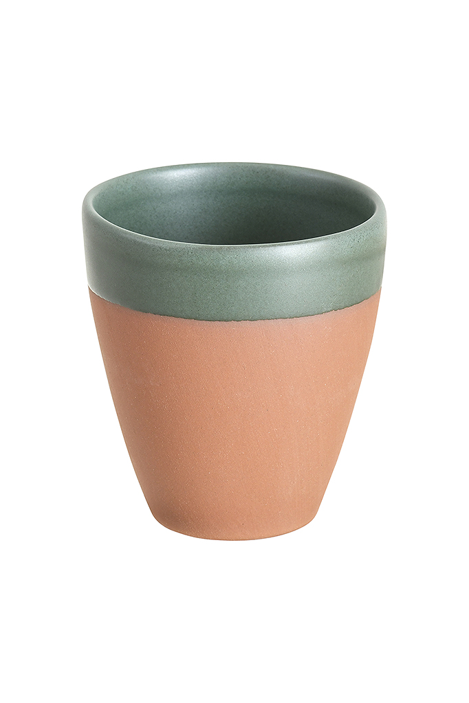 Terracotta Green Coffee Mug