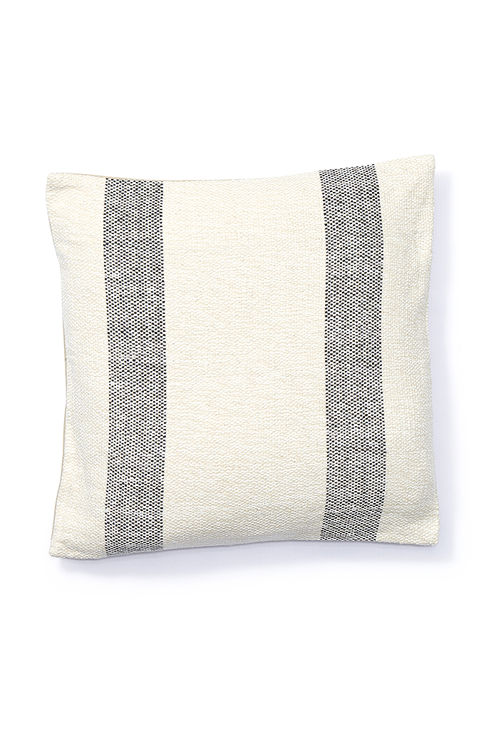 OFFWHITE DOUBLE STRIPED CUSHION COVER