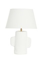Paper Mache Side Lamp (CM):- 22x22x30 Shade Size:- 40x40x28