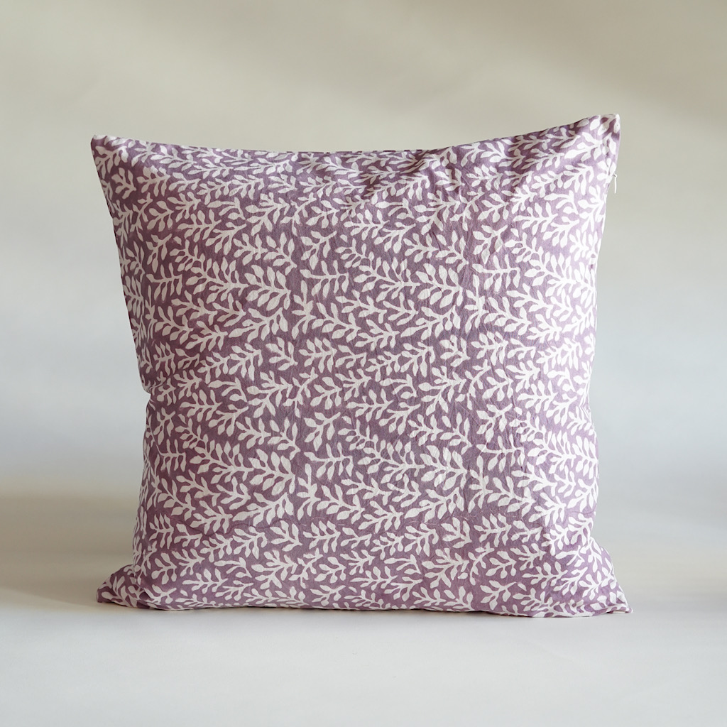 Lavendar Garden Cushion Cover 