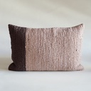 Brown on Beige Cushion Cover