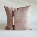 Brown Stitch Cushion Cover