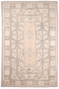 ANTIQUE TURKISH MUGLA BOZOGLAN MILAS WOOL RUG 70 YEARS OLD