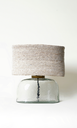 SIDE LAMP - GLASS BASE (39X32X59)