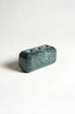 INDIAN GREEN MARBLE 3-CANDLE HOLDER 