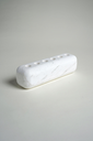 WHITE VOLAKAS MARBLE 6-CANDLE HOLDER