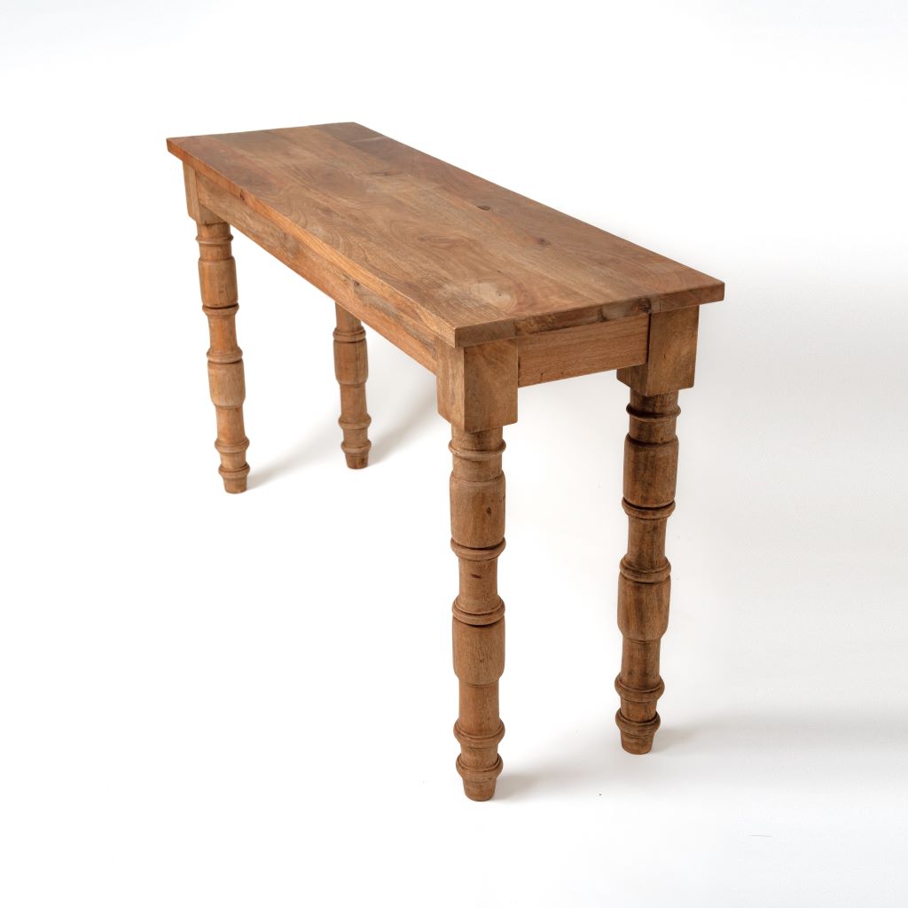 Antique mango wood console table