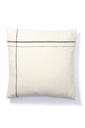 OVERSIZED OFFWHITE CROSS STRIPED FLOOR CUSHION