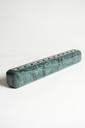INDIAN GREEN MARBLE 12-CANDLE HOLDER